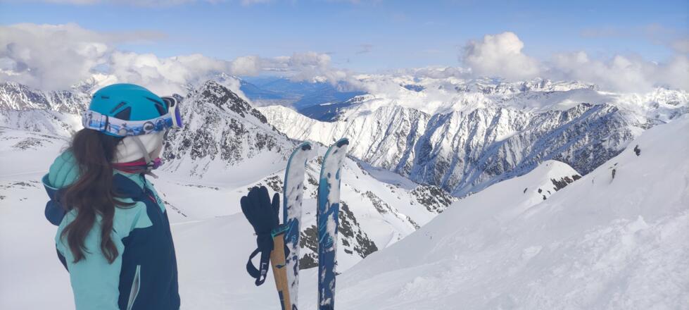 Gipfel mit Blick bis nach Innsbruck!