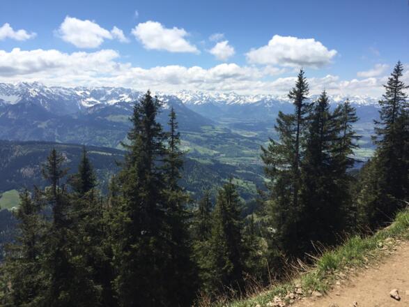 Blick Richtung Kleinwalsertal