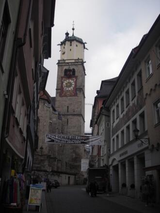 Turm der Martinskirche in Memmingen