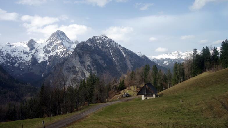 Buchebnerreith 884m mit Spitznmauer und Ostrawitz rechts