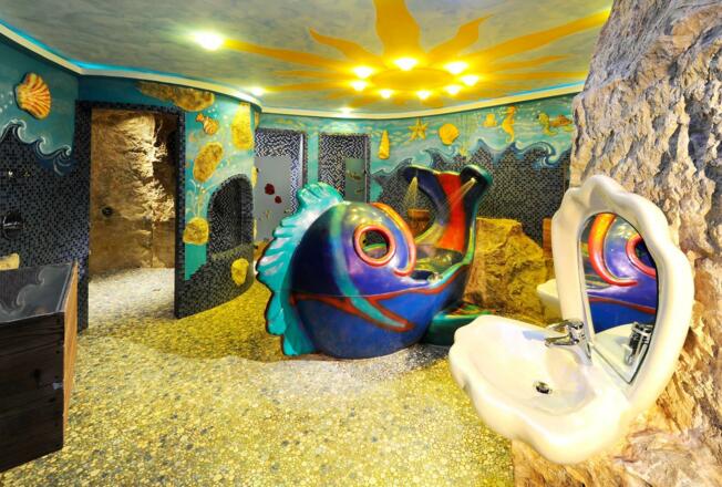 Aquarium für Kinder beim Camping Seeblick Toni