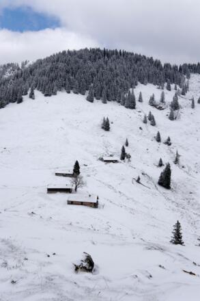 Gipfelblick von der Spitzingscheibe zur Spitzingalm