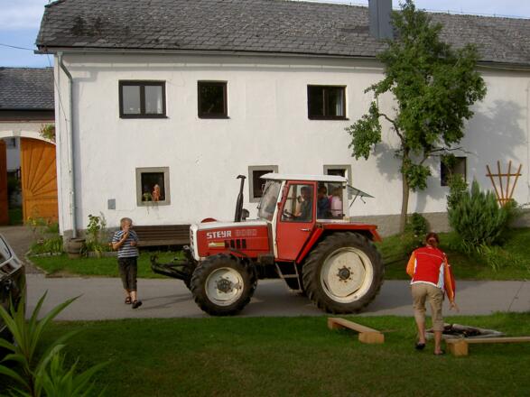 Auch das Traktorfahren begeistert.
