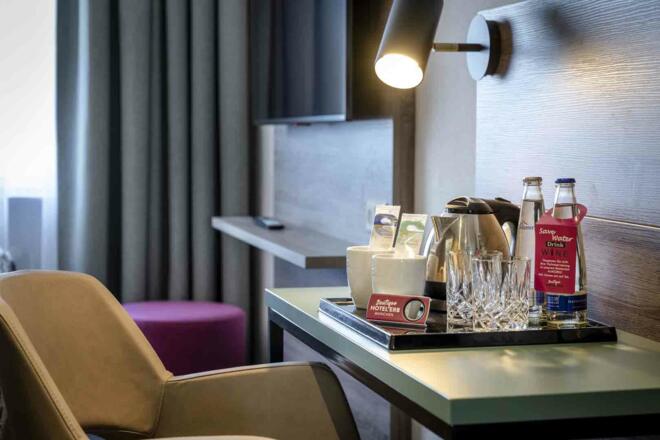 kostenfreie Getränke, Tee und Kaffee auf dem Zimmer des Boutique Hotel Erb
