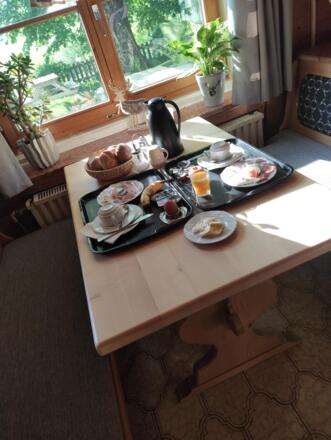 Frühstück im Frühstücksraum