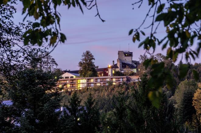 Blick auf Burg Kreuzen