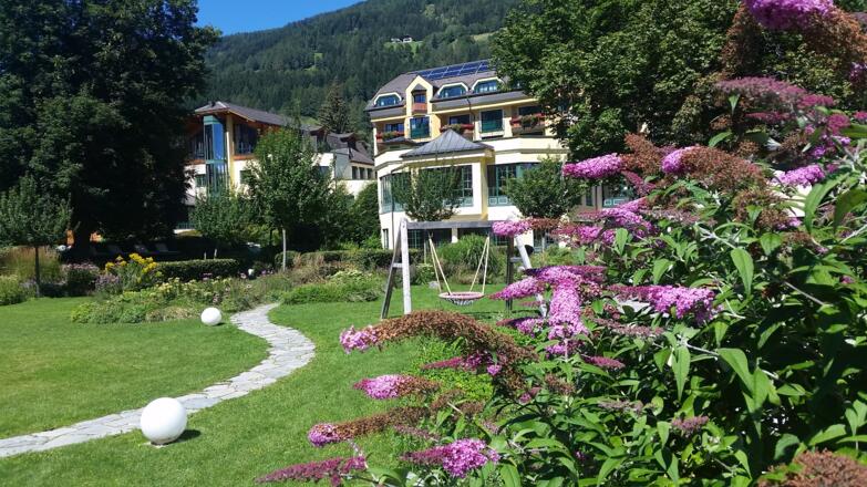 Gartenbereich im Wellnesshotel Eggerwirt****s