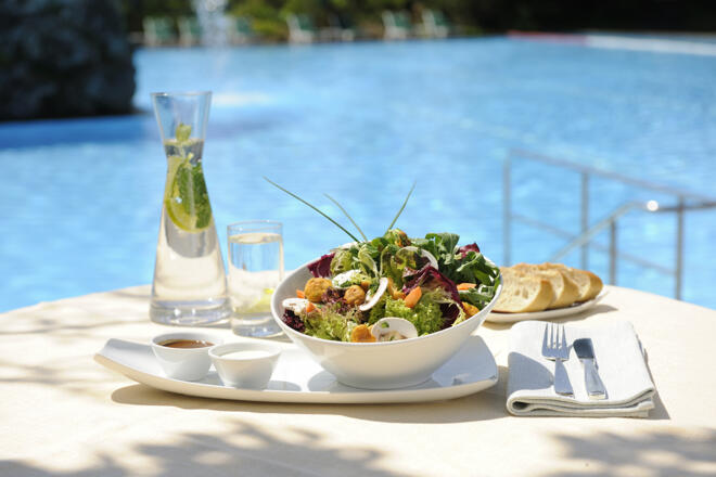 Außenpool - leichte Küche