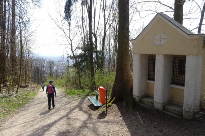 Abstieg nach Linz über Kreuzweg