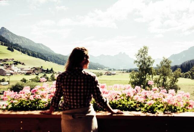 Ausblick vom Balkon