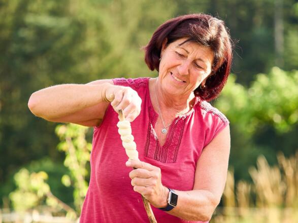Stockbrot mit Elfriede