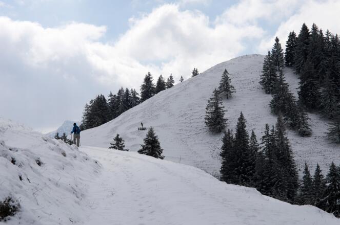 Anstieg zur Spitzingscheibe