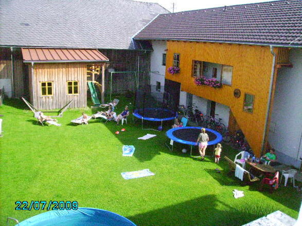 Der Innenhof nach der fertigstellung.