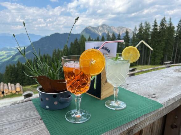 Erfrischendes auf der Wildsauhütte