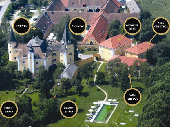 Schloss Mühldorf Hoteldorf Übersichtsplan 2022