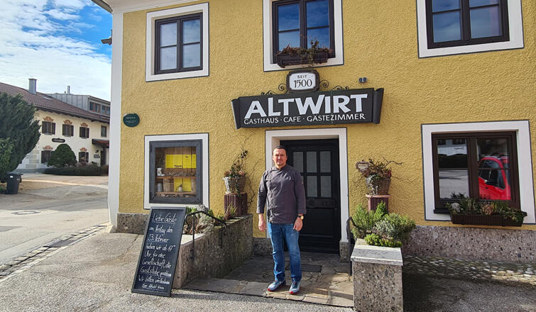 Josué Vergara, Gasthaus Altwirt in Piding