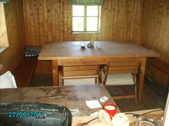 Wenns nicht so schoen ist haben wir auch drinnen genuegend Platz.