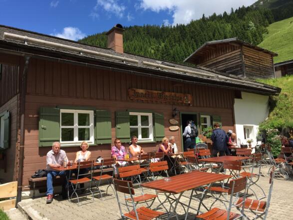 Sonnenterrasse der Inneren Wiesalpe