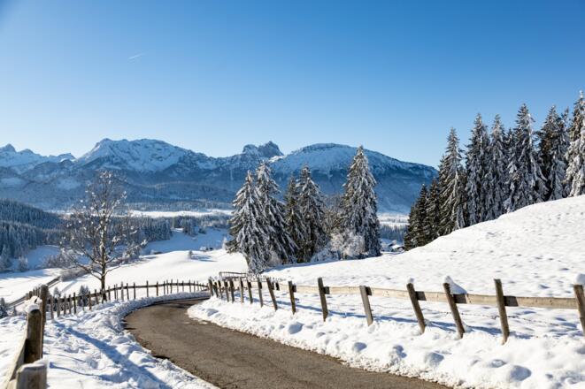 Auf dem Weg zur Schlossbergalm