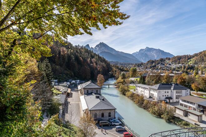 Blick über das Salzbergwerk