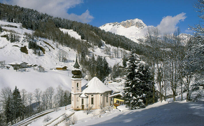 Maria Gern im Winter