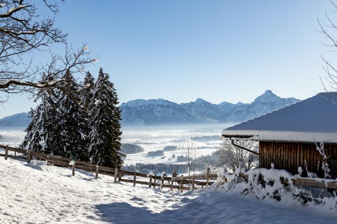 Aussicht von der Schlossbergalm