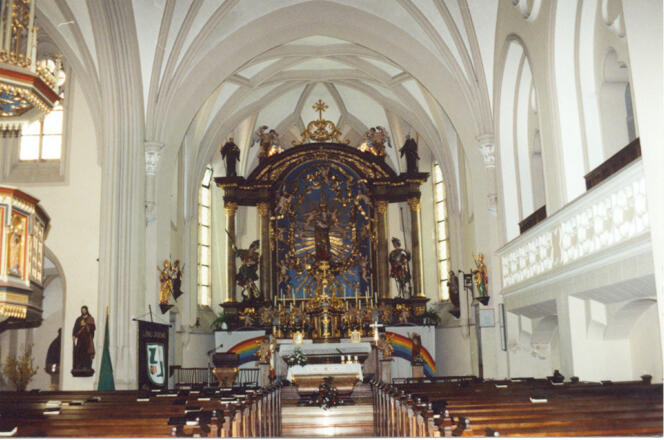 Barocker Gnadenaltar in der Wallfahrtskirche Maria Neustift