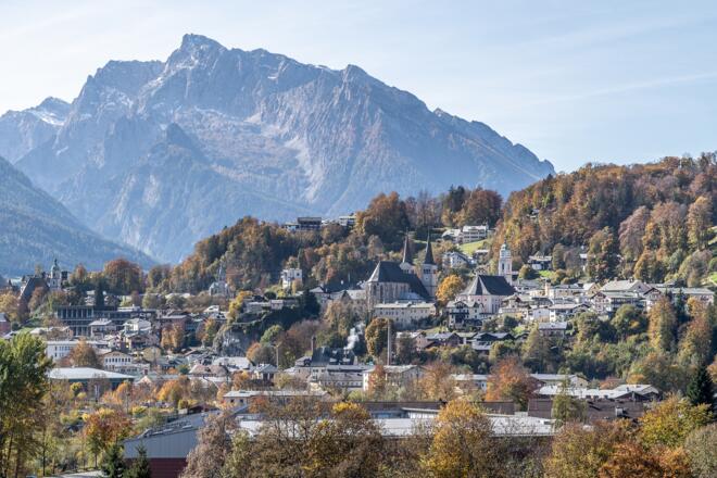 Blick zum Markt Berchtesgaden