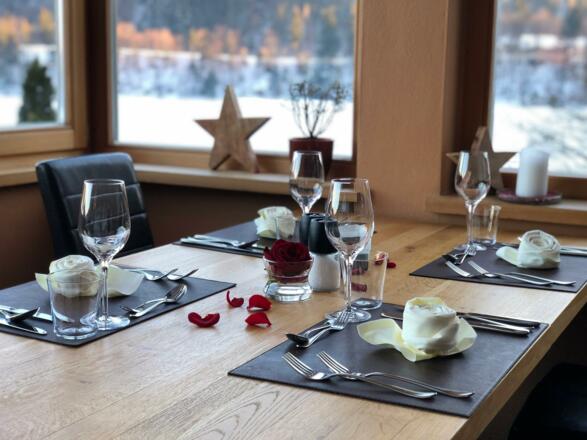 Gedeckter Tisch