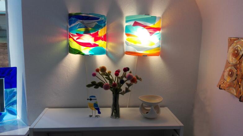 Glaswandlichter