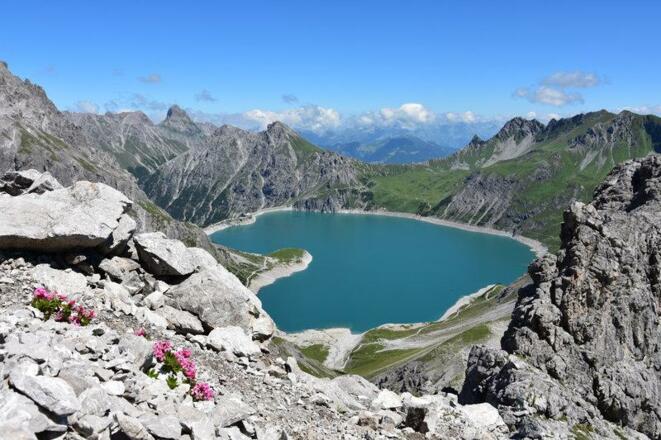 Lünersee im Sommer  (c) Melanie Fleisch - Alpenreg