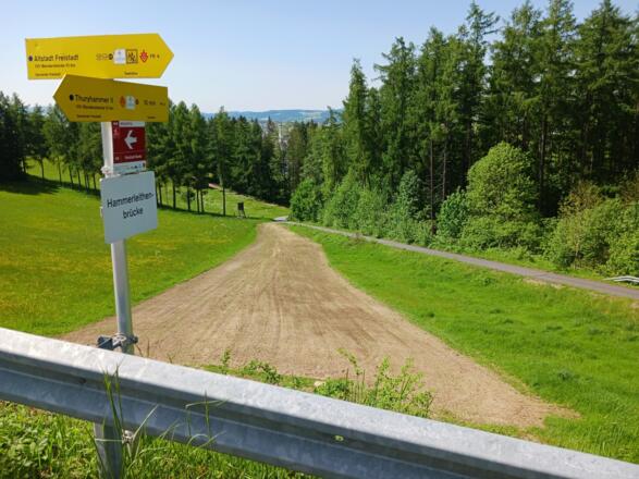 Blick auf die Stadt Freistadt