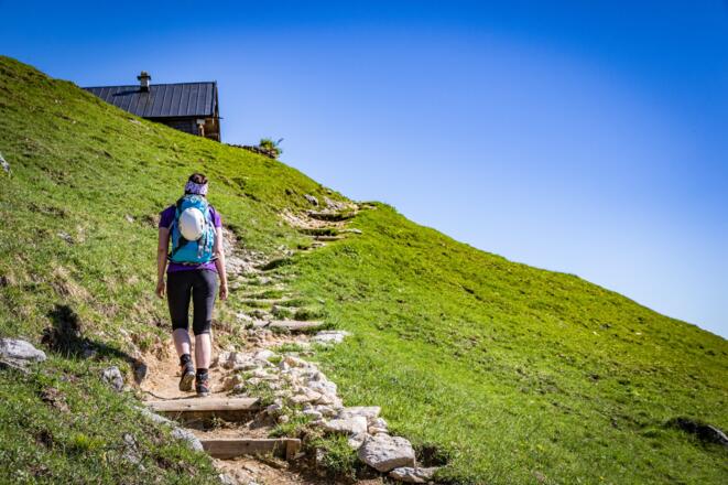 Letzte Meter zum Scheibenkaser