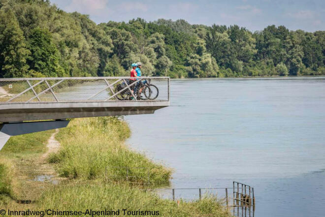steg mangfallpark radfahrer
