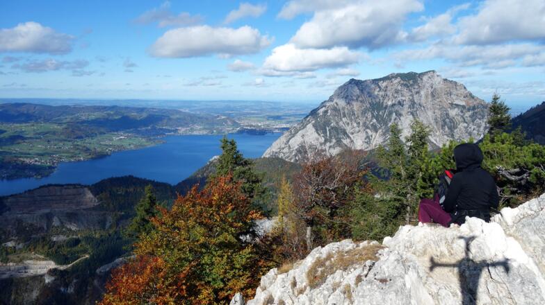 Traunsee- und Traunsteinblick