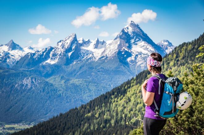 Blick hinüber zum Watzmann