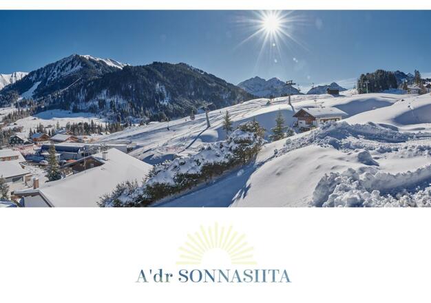 Ausblick auf die Parsenn Skipiste