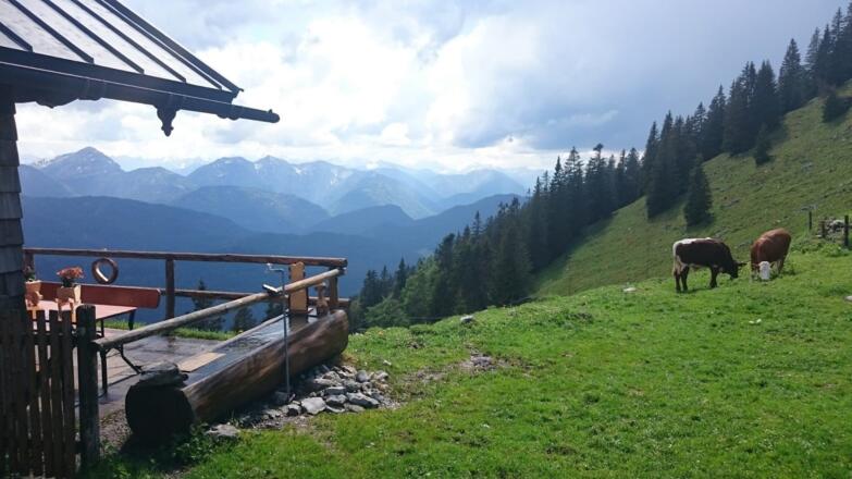 Kreuth und Umgebung Wanderung mit Berghütte