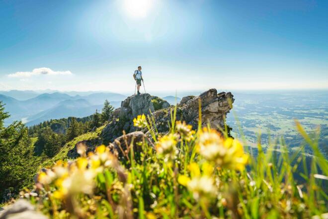 Blick vom Breitenstein ins Leitzachtal