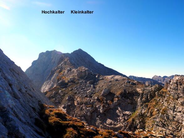 Weiterer Anstiegsweg zum Klein- und Hochkalter