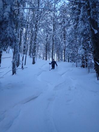 Bei genug Schnee ein Genuss