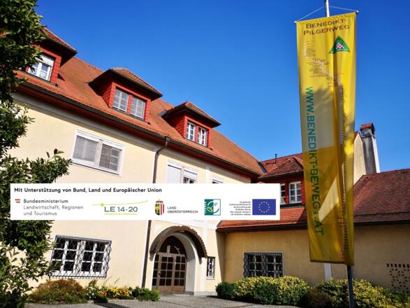 Im Kloster Steinerkirchen startet die Etappe nach Kremsmünster