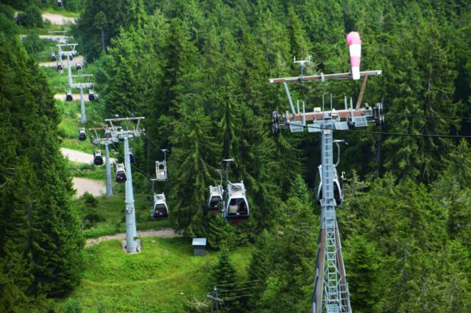 Breitenbergbahn Blick auf den Breitenberg