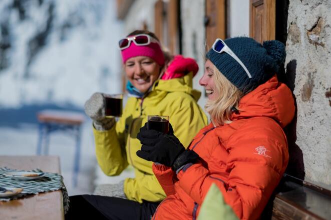 Sonnenterrasse Schweinfurter Hütte