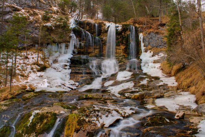 inzell frühling wasserfall weissbachfaelle