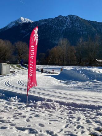 Inzell Bioteaque Loipe  Kurpark Naturbadesee