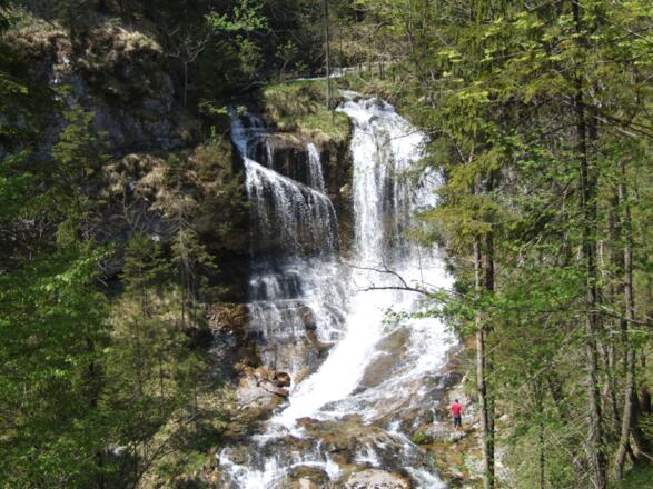 Inzell/Chiemgau: Von Zwing zur Keitlalm über die Weißbachfälle
