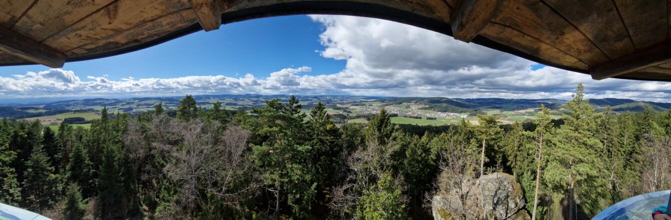 Ausblick vom Hoh-Haus