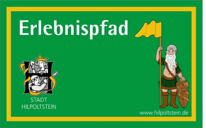 Schild Familienerlebnispfad Hilpoltstein