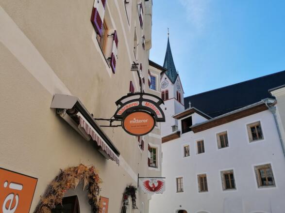 Bäckerei Mitterer Aussenansicht Sommer